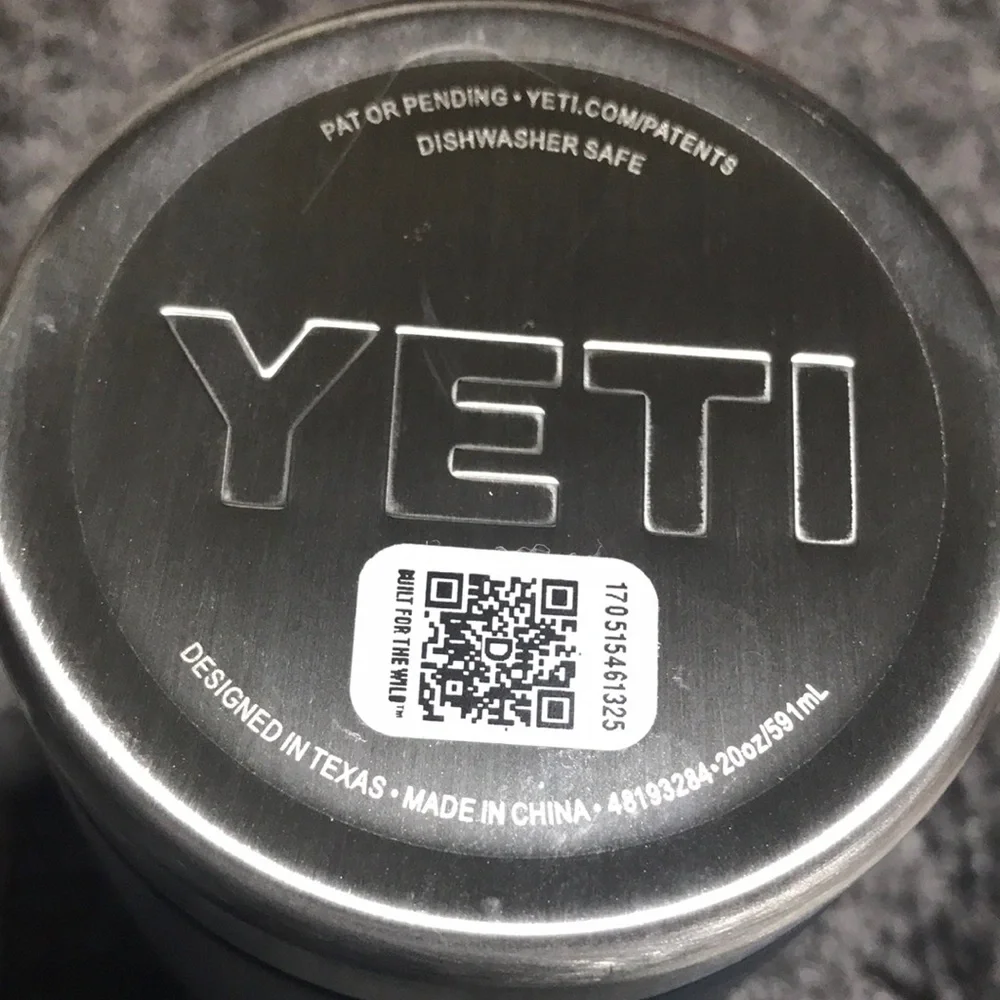 Yeti Rambler 20 oz Navy Blue Dell Technologies Insulated Tumbler